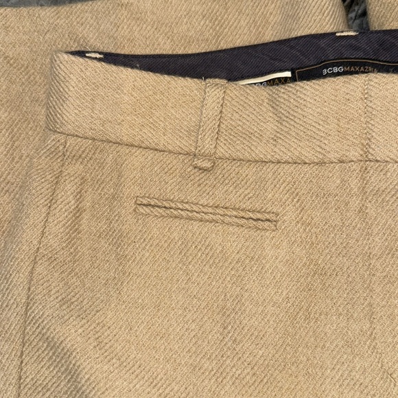 BCBG MaxAzria tan wool pants size 4 - Picture 3 of 7